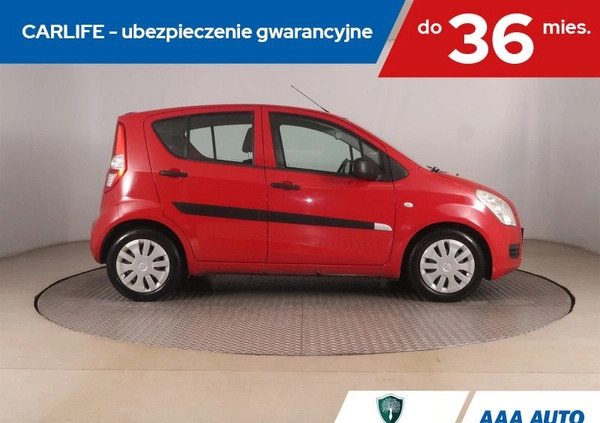 Suzuki Splash cena 20000 przebieg: 79521, rok produkcji 2011 z Zielona Góra małe 191